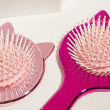 [3 credit] Cat ear hair massage comb brush with mirror on the back