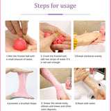 Peach/Milk Candy Shower Scrub Ball Full Body Cleansing Whitening Scrub Available Exfoliating Chicken Skin Hair Follicles