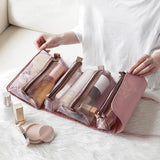 Detachable four in one cosmetic bag