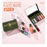 Avocado lip oil clear lip gloss set with 6pcs inside