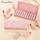 10 small sample pink Cute Mini lipstick gift box
