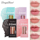 Three sets of lip oil lip glass lip moisturizing moisturizing toot lip transparent lip gloss base wing set
