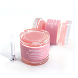 Double effect lip mask and scrub