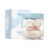 Peach/Milk Candy Shower Scrub Ball Full Body Cleansing Whitening Scrub Available Exfoliating Chicken Skin Hair Follicles