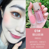 Star liquid powder Blusher nude makeup naturally moisturizes and brightens Rouge female gradient
