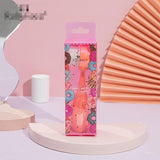 Double-headed silica gel fiber cleansing brush