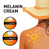 Big!Brown Tanning Gel - 100 Gram Tanning Accelerator Cream, Intensive Tanning Luxe Gel, Tan Accelerator for Outdoor Sun, Dark Tanning Gel Achieve a Natural Tan SkinCanned tanning cream 100gg